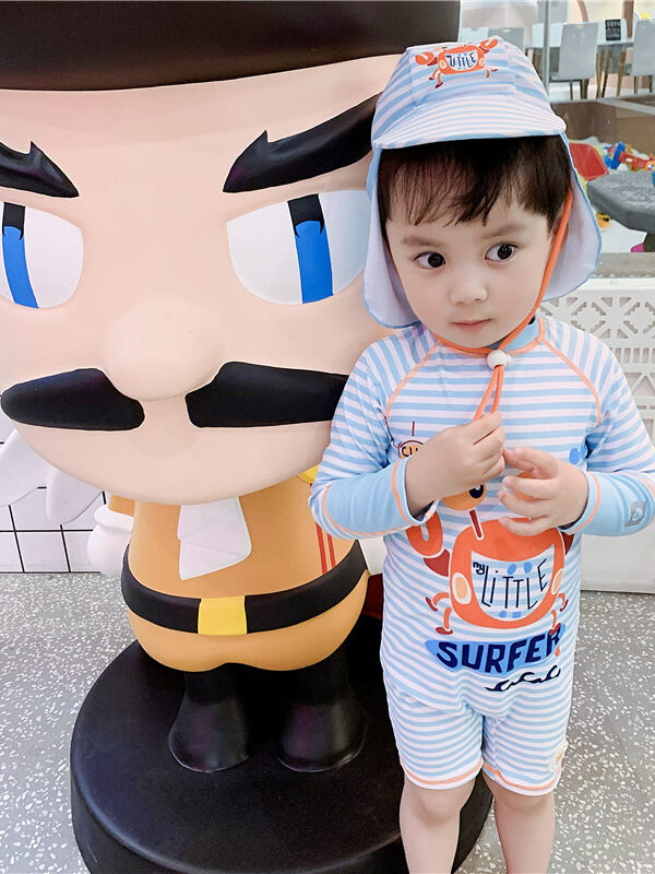 2242928749792.jpg Children's swimsuit boys one-piece children infants